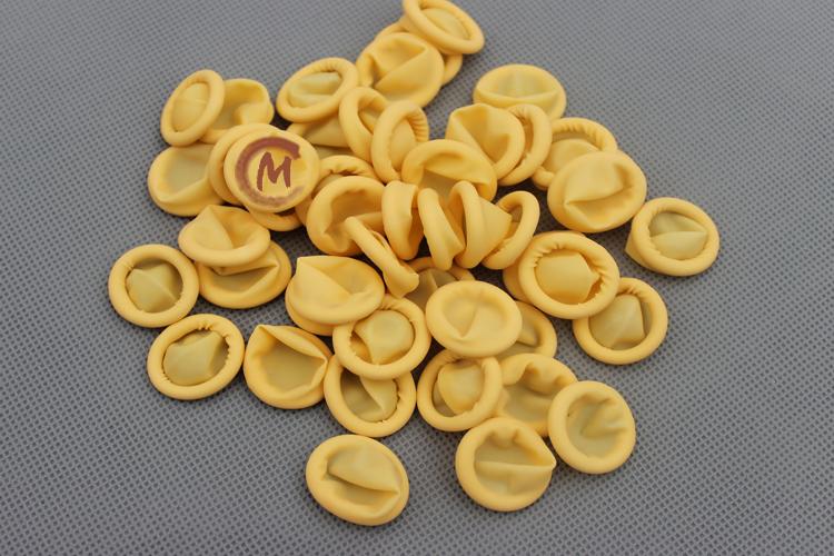 Anti-static rice yellow finger fingertip anti-dust purifying white dust free room industrial hand fingertips