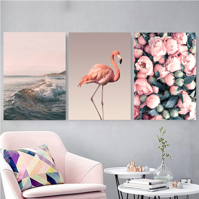 【安妮花园】北欧装饰画客厅三联画