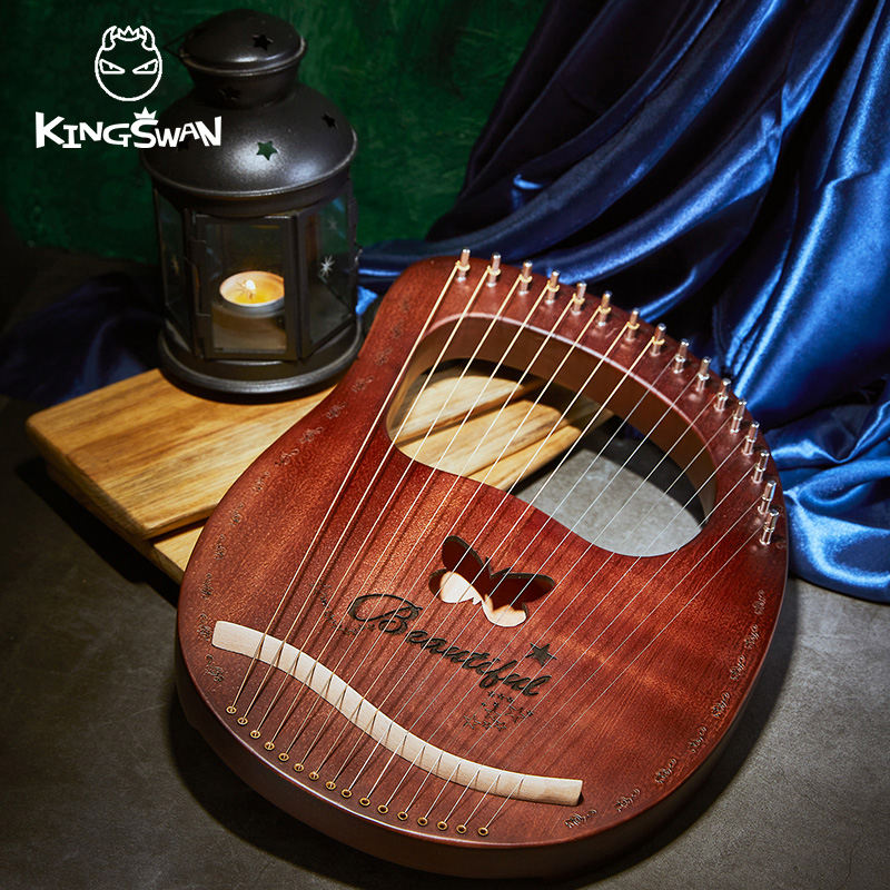 Lejacen veneer 16 strings small harpsichord beginners small crowdmusical instrument lyre cırırachen