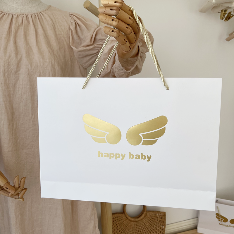 For many hamburger Costume Packaging Bags Gift Bags Baby Clothes for people Packaging shopping bag Handbags