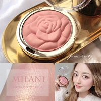 Thương hiệu tóc thẳng | Milani dập nổi cánh hoa hồng ửng hồng trang điểm tự nhiên rouge năng lực sửa chữa - Blush / Cochineal má hồng kem 3ce