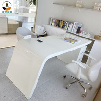 Painting white medicine consulting desksDesktop desksBeauty salon desksLady negotiate table