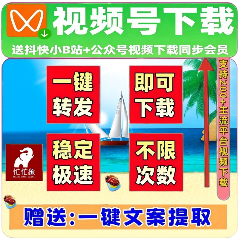 Video Account Download Applet Without Installation, Remove Watermark, Douyin Monthly/Annual Card, Web Software for Computers