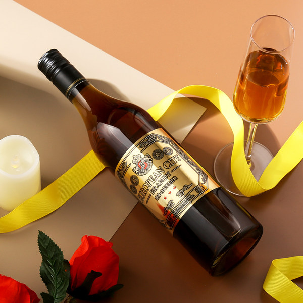 60年老牌 白洋河 三星金奖白兰地酒 700ml 天猫优惠券折后￥14包邮（￥29-15）赠白兰地杯