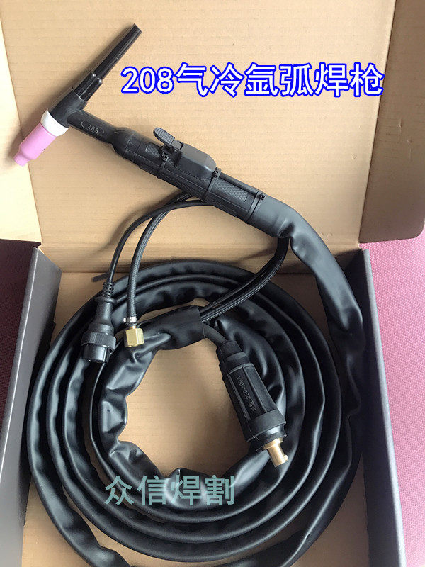 Panasonic argon arc welding machine welding torch welding torch Panasonic style 208 Argon arc welding torch air-cooled air-cooled welding torch line 4 8 meters