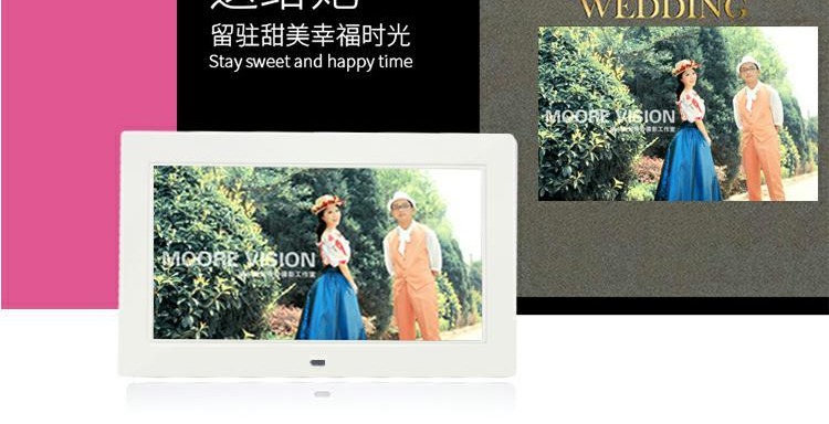 Album ảnh điện tử HD 1080P khung ảnh kỹ thuật số Máy quảng cáo kỹ thuật số treo tường 17 inch