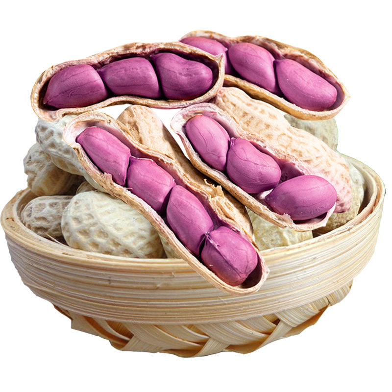 2021 Water cooking red skin Peanut Purple Red Jersey Salty Dry Snack Fried Stock Tianfu Peanuts Rice Savory and Garlic Aromas