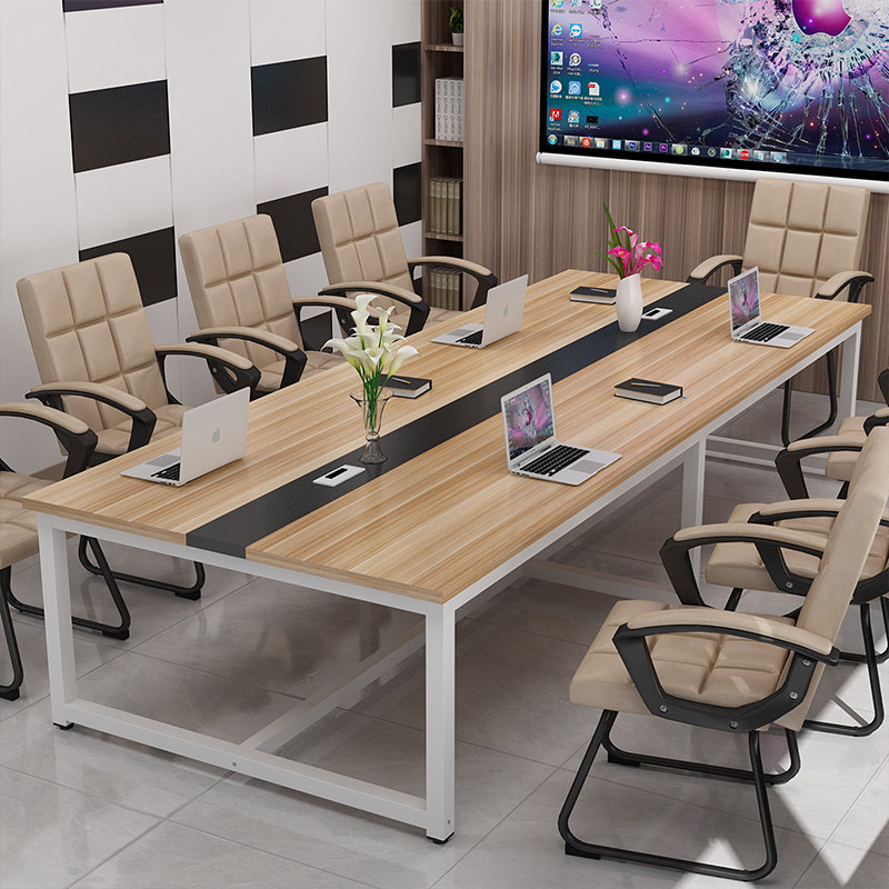 Conference table long table simple modern rectangular workbench training table long table office furniture staff desk