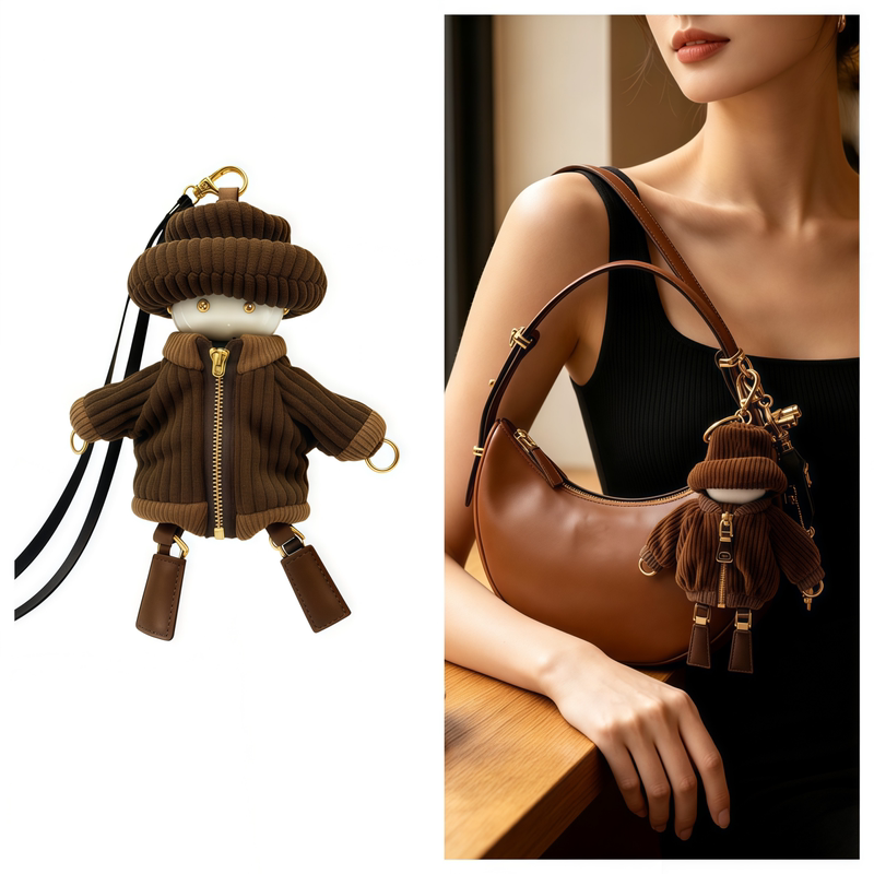 Suitable for Prad Bags, Robot Pendant Decoration, Transformation, Bear Keychain, New Robot Keychain Bag Accessory Suitable for Prad Bags, Robot Pendant Decoration, Transformation, Bear Keychain, New Robot Keychain Bag Accessory
