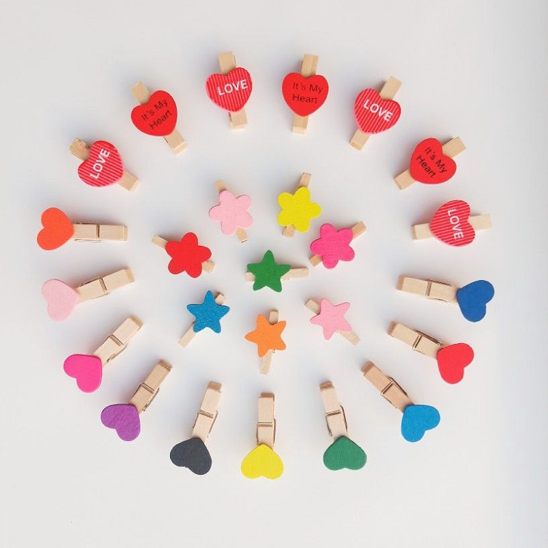 New bouquet card clip rose flower card card heart-shaped card insert Shunfeng floral supplies packaging material