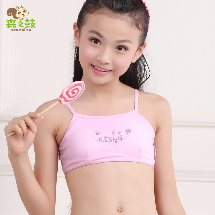 Girls' developmental bras in large girls pure cotton-wrapped chest children  bra student sports vest thin summer summer -  - Buy China  shop at Wholesale Price By Online English Taobao Agent