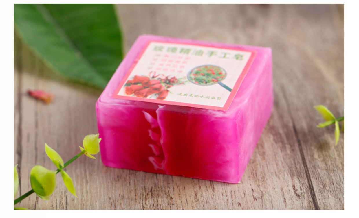 Tinh dầu hoa hồng xà phòng làm bằng tay xà phòng giữ ẩm tự nhiên làm trắng rửa xà phòng làm sạch xà phòng tắm xà phòng tắm - Tinh dầu điều trị tinh dầu ô tô