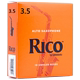 Daddario RICO reed ກ່ອງສີເຫຼືອງສີສົ້ມ alto saxophone reed E-flat key Ruikou buckle reed 2.53.0