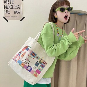 时尚创意环保手提帆布袋