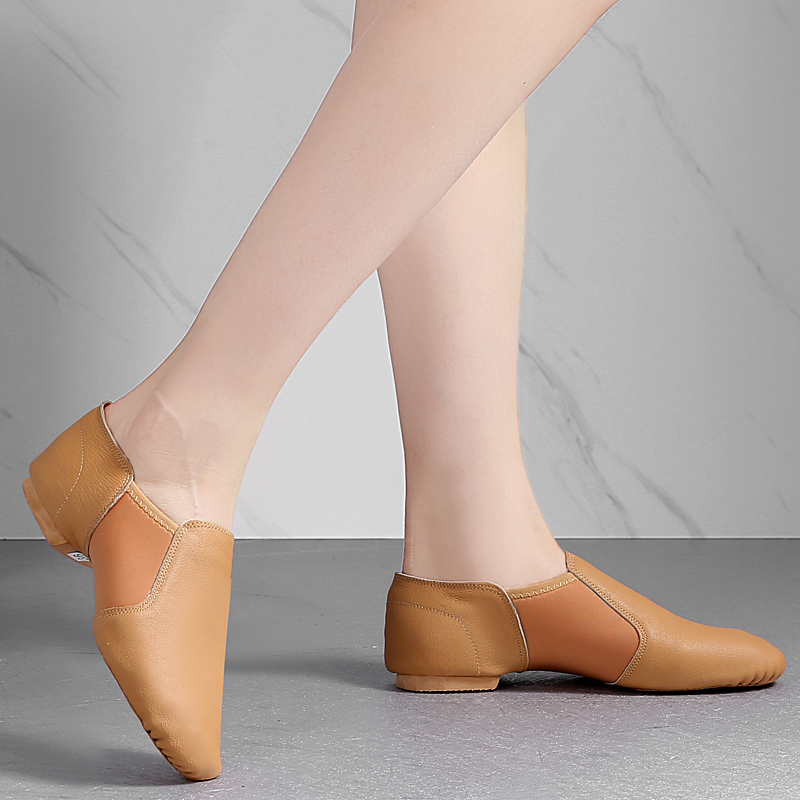 Seven Colorful Flowers Dance Teacher Shoes Sheepskin Soft Bottom Dance Shoes Body Exercises Shoes Interior Soft Bottom Shoes Jazz Shoes Practice Shoes