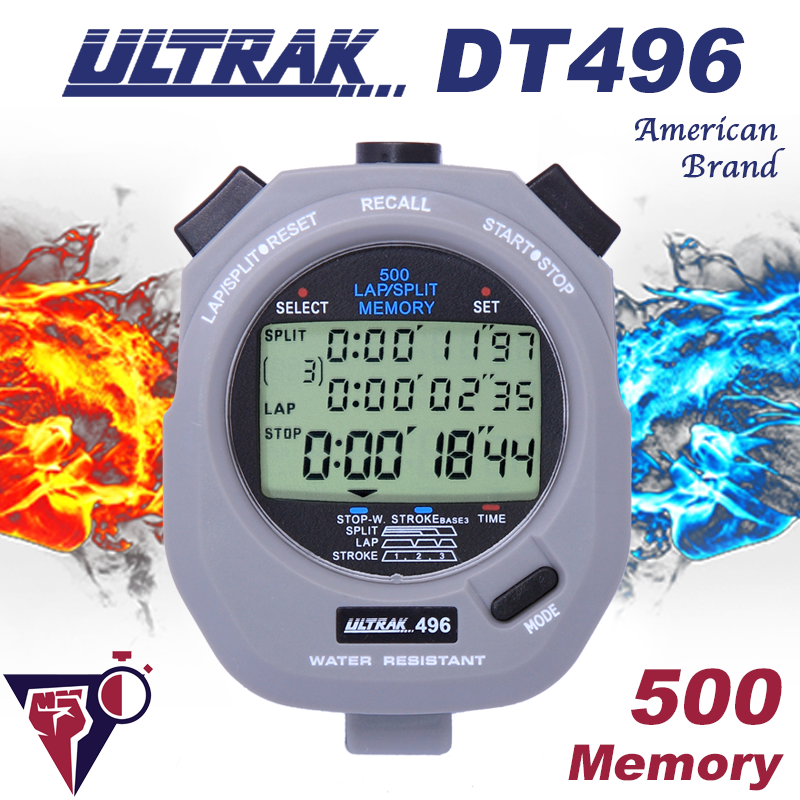 ULTRAK Osyak USA DT496 three-row 500 memory second meter coach Referee Sport Athletics