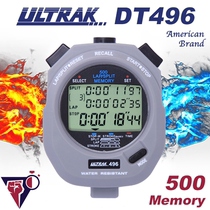 ULTRAK Osec USA DT496 three-row 500 memory stopwatch coach referee sports track and field