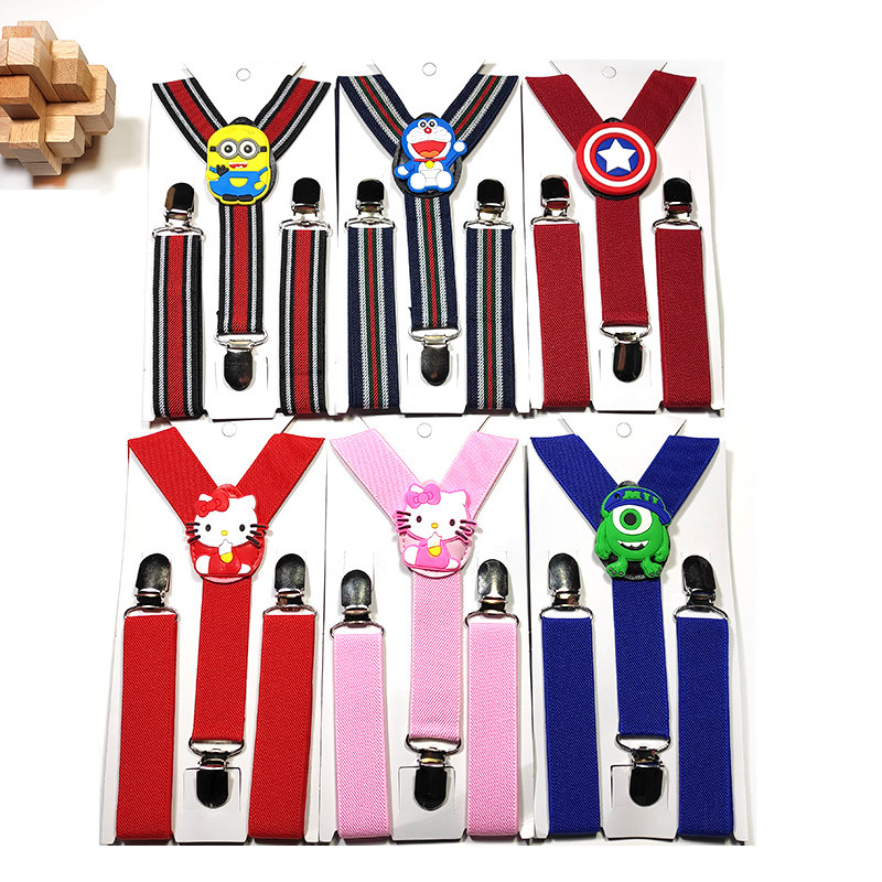 Kids cartoon harness clip stretch elastic band kids pants belt belt rope baby boy girl baby dangling belt