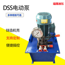 Press hydraulic station 220380VDSS double oil port large flow high pressure oil pump assembly Hydraulic pump small electric
