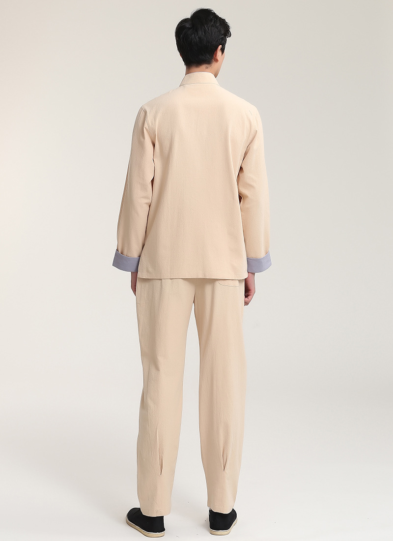 Bộ đồ Trung Quốc Tang overalls nam 2018 mới bảo tàng sức khỏe mùa xuân vật lý trị liệu massage kỹ thuật viên quần áo người đẹp phù hợp với nữ mùa thu đồ bộ đẹp