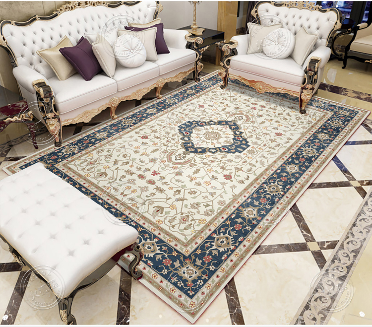 tòa án châu Âu phức tạp cổ điển sofa Iran thảm Ba Tư phòng khách bàn cà phê bàn ​​ngủ cạnh giường đệm tiểu học - Thảm thảm 3d phòng khách