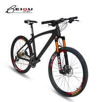 Beau light speed carbon fiber mountain bike bike 30 speed 26 inch double disc oil brake mens and womens zxc bicycle light