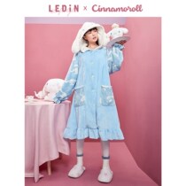 Leding Costume Ledin Pet Powder Exclusive Leding Big Eared Dog Sleeping Robe Yugui Dog Coral Fleece Flannel CLBKA42