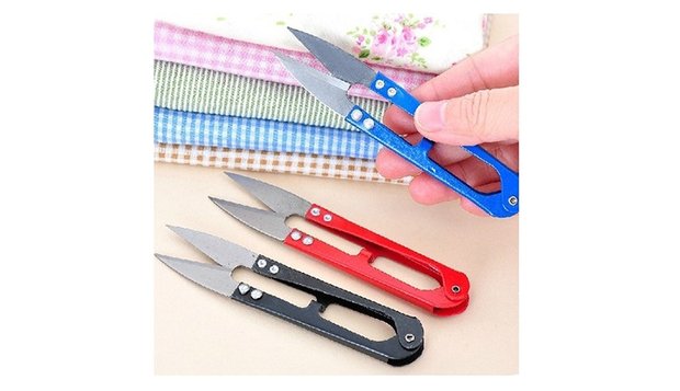 Kéo cắt lò xo gia đình sửa chữa kéo sợi kéo Kéo sợi hình chữ U DIY cắt tay khâu chéo công cụ đặc biệt - Công cụ & phụ kiện Cross-stitch các mẫu tranh thêu chữ thập