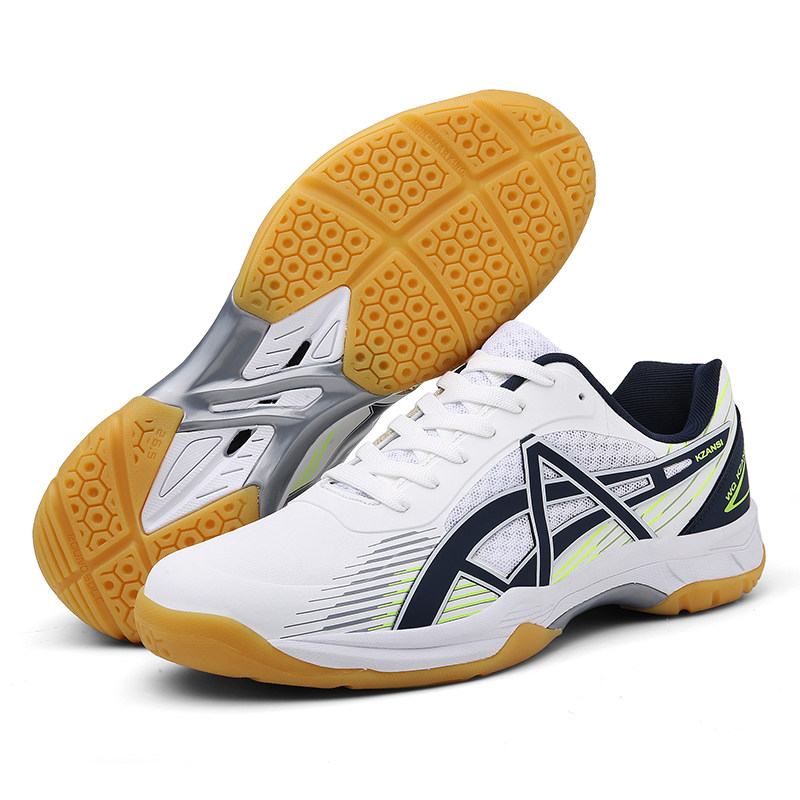 Aies professional volleyball shoes men and women students breathable shock absorption indoor table tennis training competition handball shoes