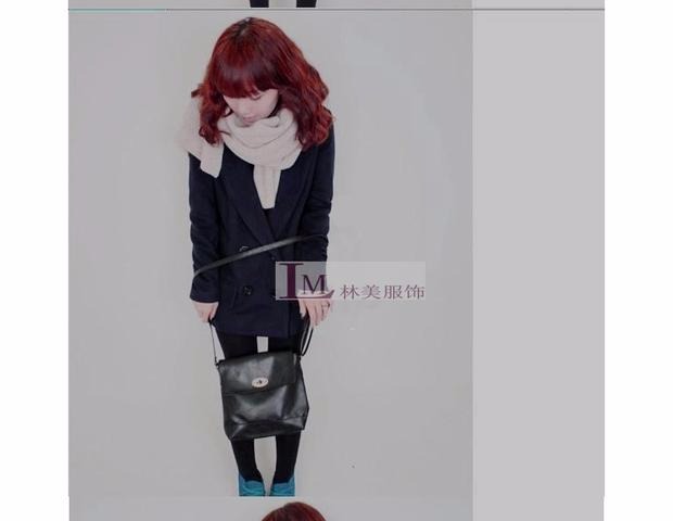 Áo len mùa thu 2014 mới dành cho nữ Áo len phiên bản Hàn Quốc dành cho nữ - Trung bình và dài Coat áo khoác nữ