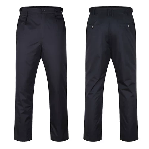 Водонепроницаемые рабочие зимние штаны, увеличенная толщина, для среднего возраста, свободный крой