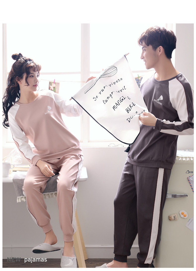 Pyjama mixte en Coton à manches longues - Ref 3006029 Image 10