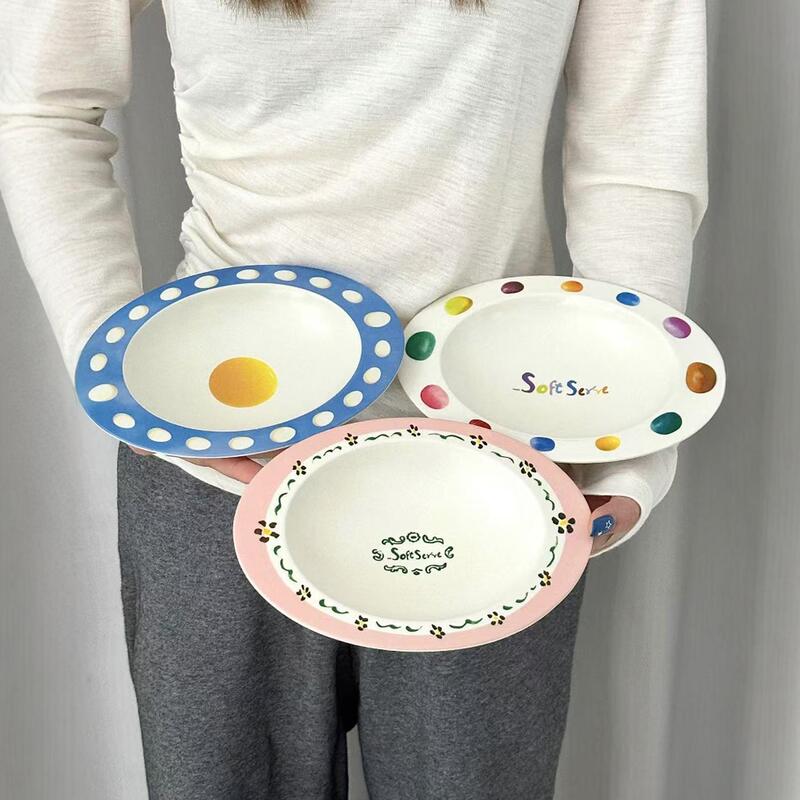 Softserve Pearl Duck Egg Bamboo Fiber Egg Bowl Cereal Breakfast Soup Bowl Anti-Fall Children's Eating Plate Tableware