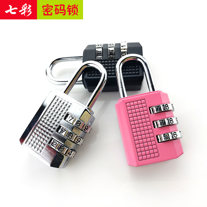 310 3-digit code lock gym mini metal wardrobe storage box security anti-theft creative padlock