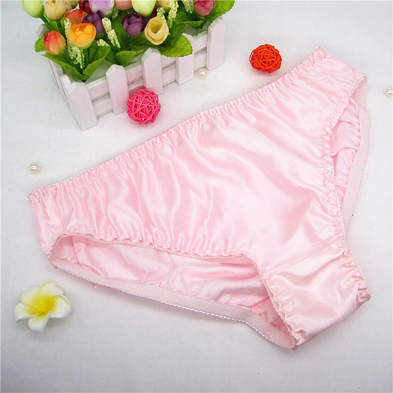 Ladies silk briefs mulberry silk plus size special clearance sale seamless multi-color mid-low waist sexy