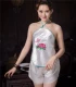 Tang Silk Love Bà Bụng dành cho người lớn Bộ đồ ngủ gợi cảm Kháng cáo Tòa án Cổ điển Coquettish Đồ lót thêu