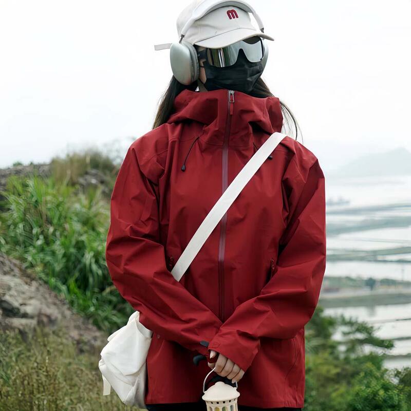 Unbranded Taizhou Top Luxury Thin Hardshell Jacket, Unisex, Spring and Autumn Outdoor Three-Proof Commuter Cycling Jacket
