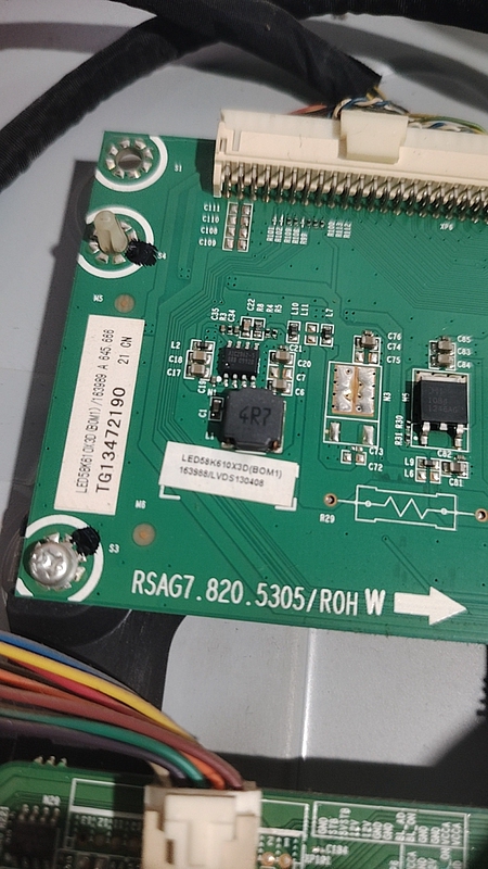 Hisense Led58K610X3D Frequency Multiplier Board Rsag7.820.5305 Bom1 Screen: V580Hk1-Ls6