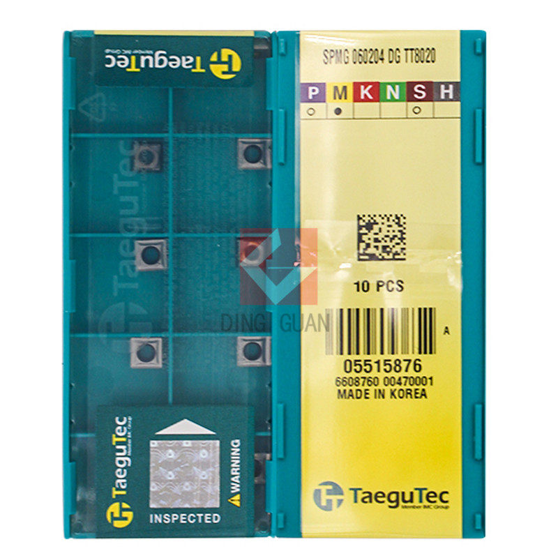South Korea Taegutec CNC Blade SPMG060204 DG TT8020