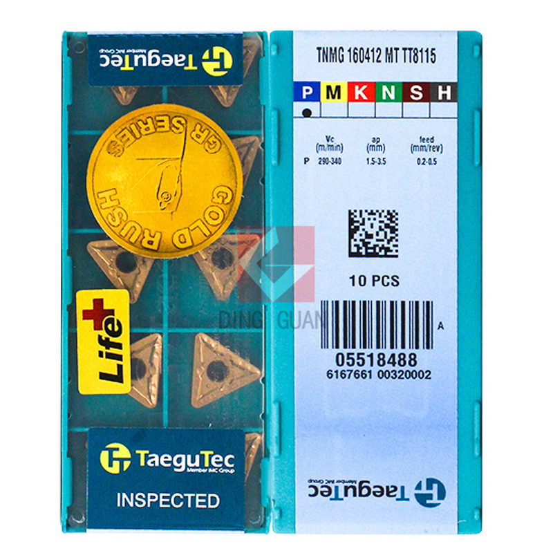  Korea Teguk Taegutec Numerical Control Blade TNMG160412 MT TT8115