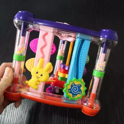New flip tripod exercise baby fine movement color cognition baby early education toys 6 months