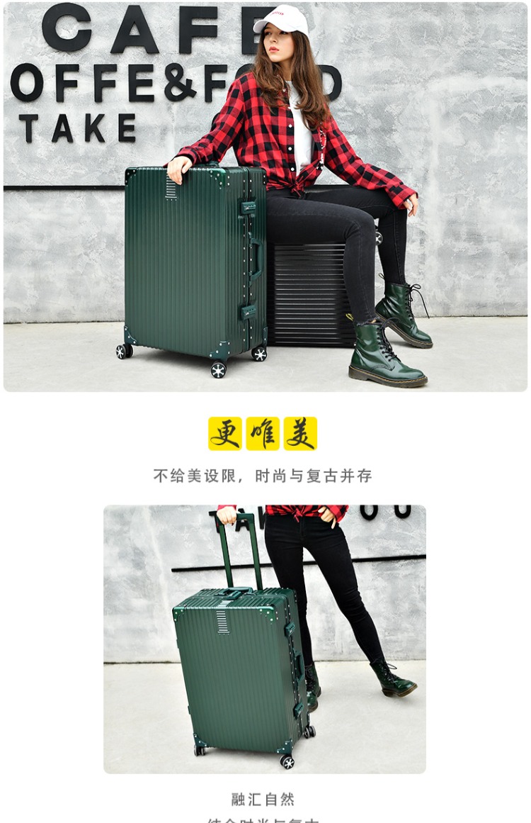 Hàn quốc phiên bản của nhỏ tươi vali phổ bánh xe nữ sinh viên đại học trường hợp xe đẩy mật khẩu nội trú du lịch retro hộp nam vali kéo trẻ em