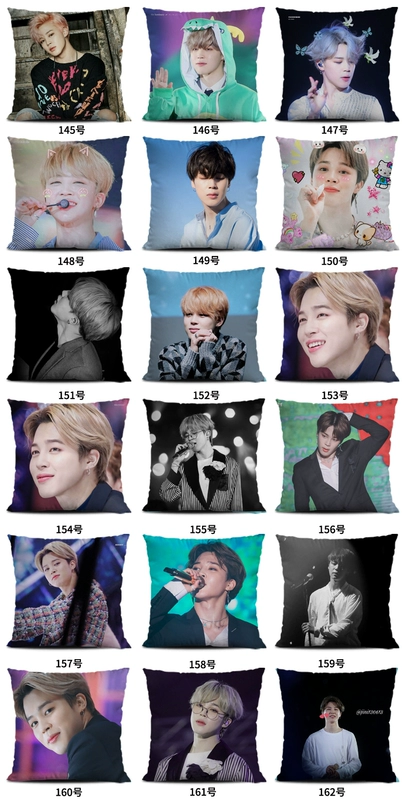 Park Jimin Jimin Pillow BTS BTS Kim Tae Hyung Tian Jung Kook Min Yoo Chi Đệm tùy chỉnh DIY - Trở lại đệm / Bolsters