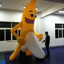 Custom inflatable bar KTV nightclub decoration Valentines Day display evil banana man cartoon mascot gas mold