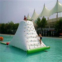 Inflatable water iceberg Rock climbing Water slide Water seesaw trampoline Water park equipment toy air mold