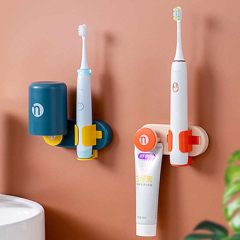 Shelf for electric toothbrushes