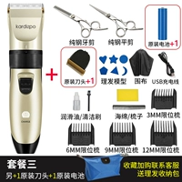 Золото шампанского [Пакет 3] Двойной сталь -сдвиг+запасная головка для ножа+запасная батарея