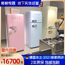 Italy SMEG SMEG FAB30 two-door refrigerator Retro style RV car refrigerator freezer