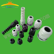 PG21 waterproof connector wire fixed waterproof connector environmentally friendly waterproof outlet fixed connector Black gray and white