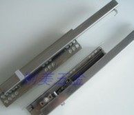 South China Hardware Factory direct sales two-section hidden rebound press bomb-saving handle ball bottom slide rail hardware accessories